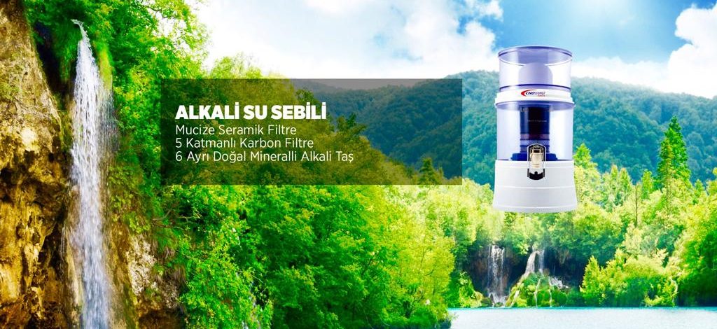 Mucizevi Seramik Filtresi ile Alkali Su Sebili